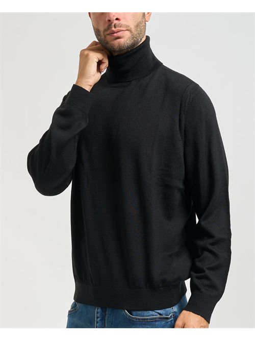 Armani Exchange men's turtleneck sweater in wool blend ARMANI EXCHANGE | XM000900-AF11982UC001